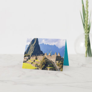 MACHU PICCHU - Peru - view Card