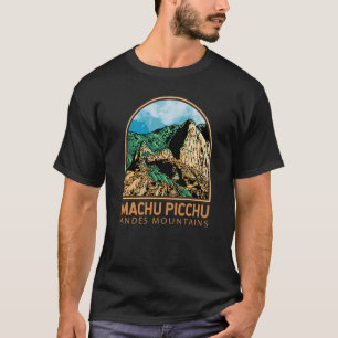 Machu Picchu Peru Vintage Emblem T-Shirt