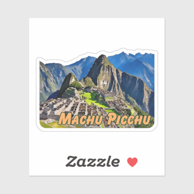 Machu Picchu Peru Watercolor (Sheet)