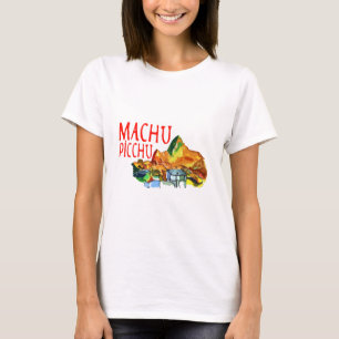 Machu Picchu Pop Art – Full-Color Contemporary T-Shirt