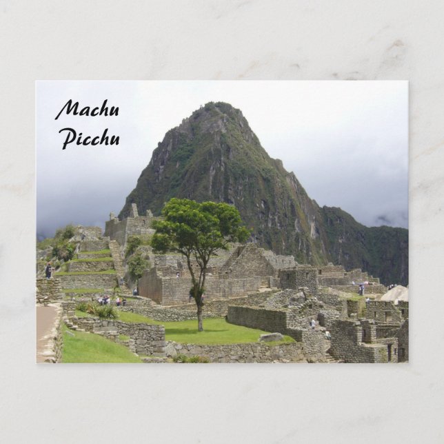 machu picchu postcard (Front)