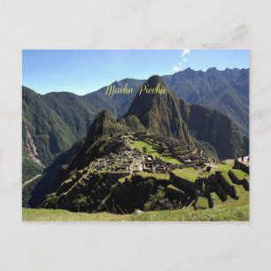 Machu Picchu Postcard