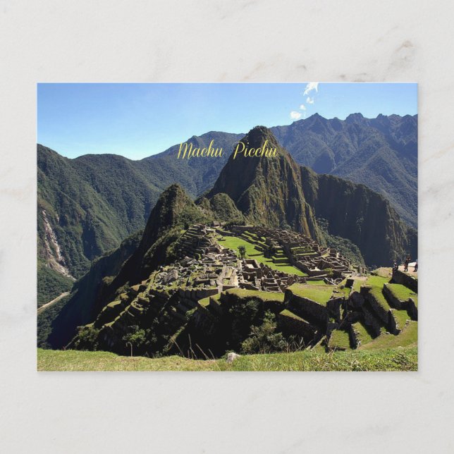 Machu Picchu Postcard (Front)