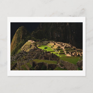 Machu picchu postcard