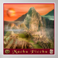Machu picchu poster