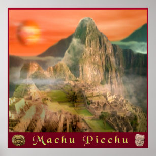 Machu picchu poster