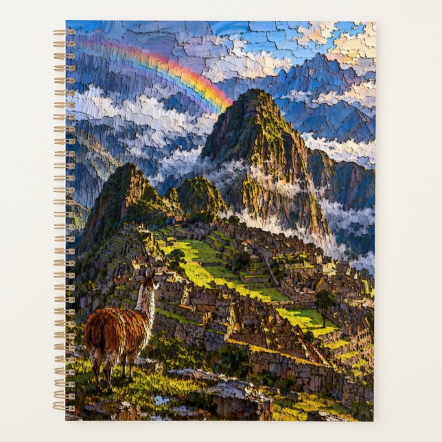Machu Picchu Rainbow Planner (Front)