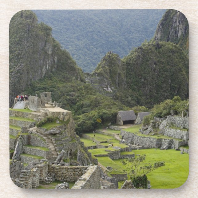 Machu Picchu, ruins of Inca city, Peru. 2 Coaster (Front)