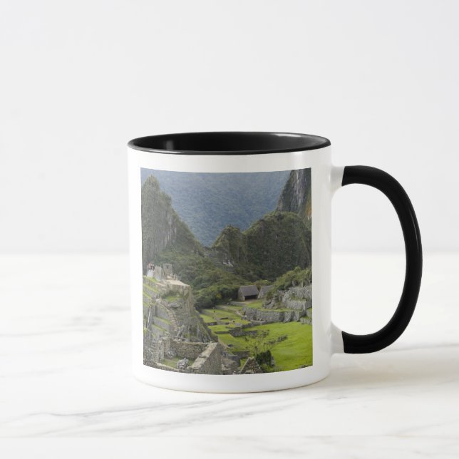 Machu Picchu, ruins of Inca city, Peru. 2 Mug (Right)