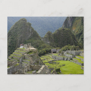 Machu Picchu, ruins of Inca city, Peru. 2 Postcard