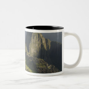 Machu Picchu, ruins of Inca city, Peru. Two-Tone Coffee Mug