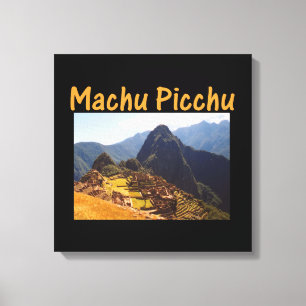 Machu Picchu Ruins Peru Sunrise Canvas Print