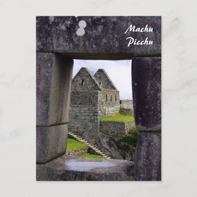 machu square postcard (Front)
