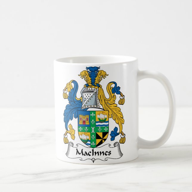 MacInnes Family Crest Coffee Mug (Right)