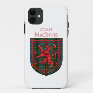 MacInnes Tartan Scottish Plaid Lion Rampant iPhone 11 Case