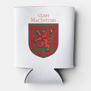 MacIntosh Tartan Scottish Plaid Lion Rampant Can Cooler