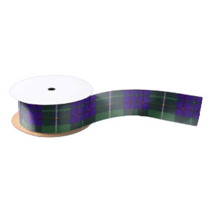 Macintyre clan Plaid Scottish tartan Satin Ribbon