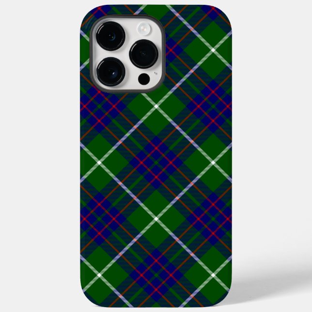 MacIntyre tartan green blue plaid Case-Mate iPhone Case (Back)