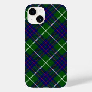 MacIntyre tartan green blue plaid Case-Mate iPhone 14 Case