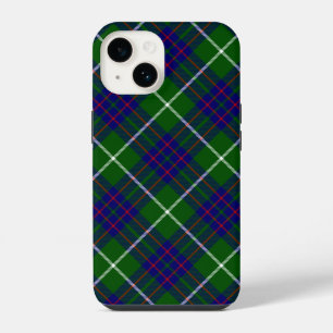 MacIntyre tartan green blue plaid iPhone 14 Case
