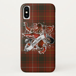MacIver Tartan Lion iPhone X Case