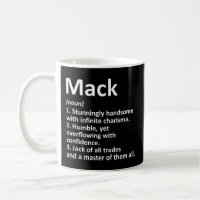 Mack Definition Personalised Name