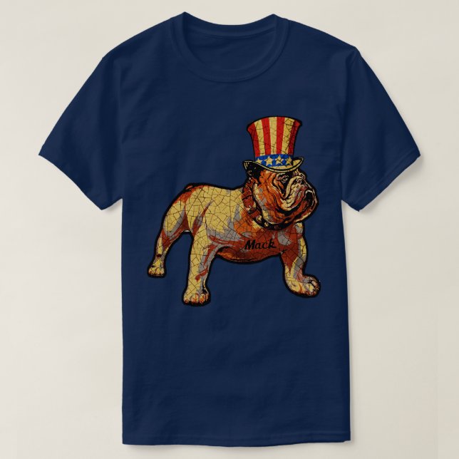 Mack the Bulldog T-Shirt (Design Front)