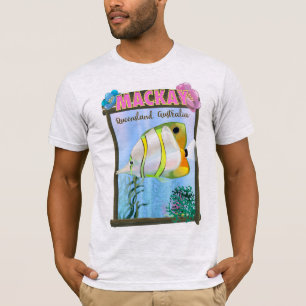 Mackay Australia Tropical travel poster T-Shirt