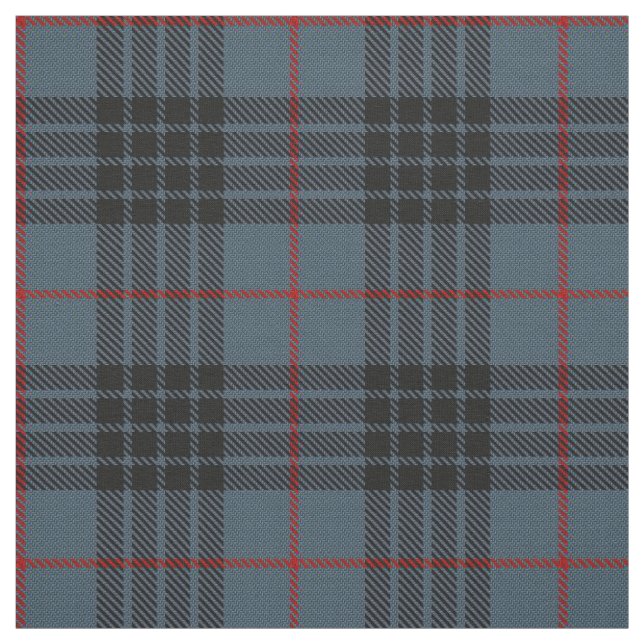MacKay Blue Tartan Fabric (Swatch)