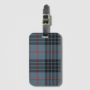 MacKay Blue Tartan Plaid Scottish Pattern Luggage Tag