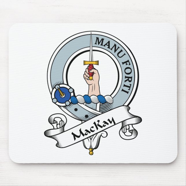 MacKay Clan Badge Mouse Mat (Front)