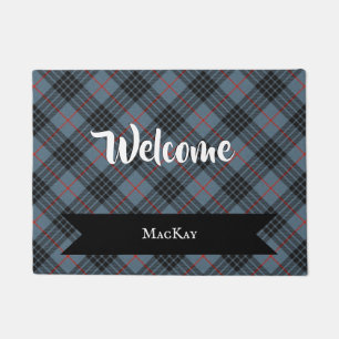 MacKay Clan Scottish Tartan Plaid Pattern Doormat
