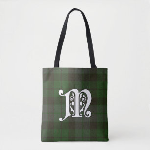 MacKay Clan Tartan Monogram Tote Bag