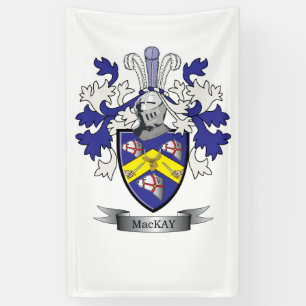 MacKay Family Crest Coat of Arms Banner