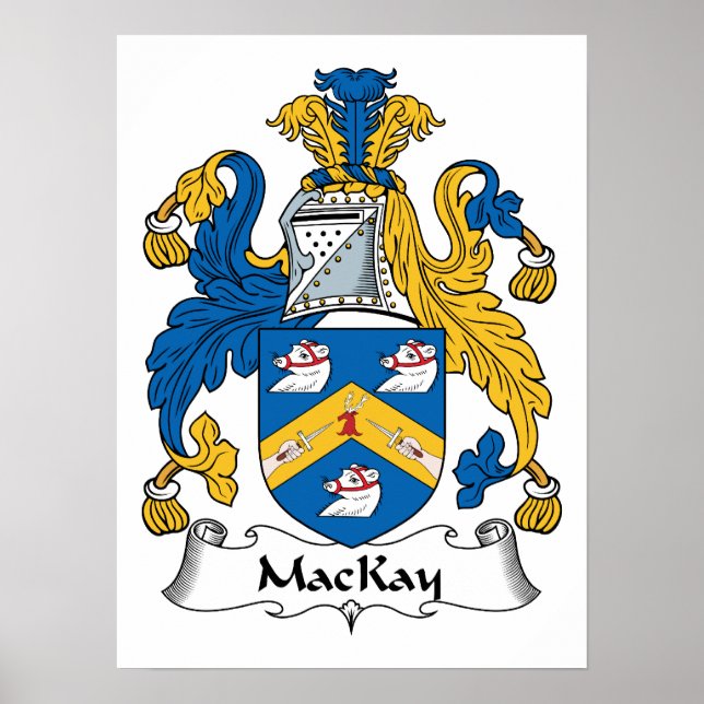 MacKay Family Crest Poster (Front)