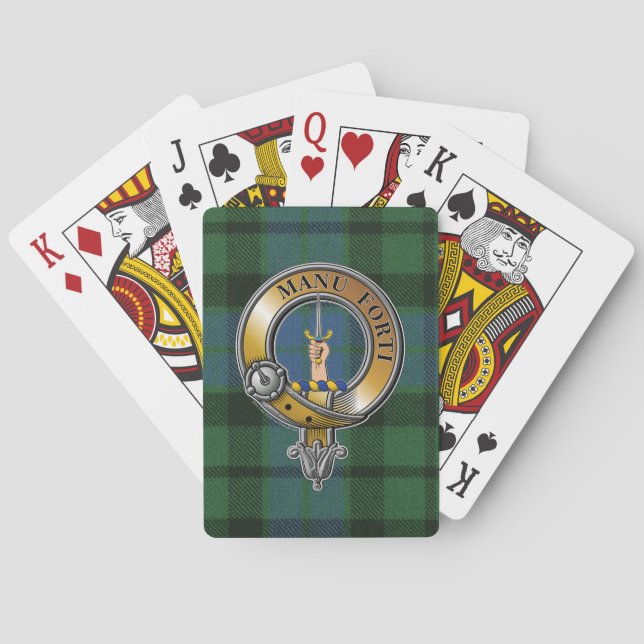 MacKay Tartan & Badge Playing Cards (Back)