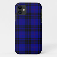 MacKay tartan blue black plaid