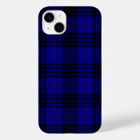 MacKay tartan blue black plaid