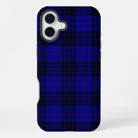 MacKay tartan blue black plaid