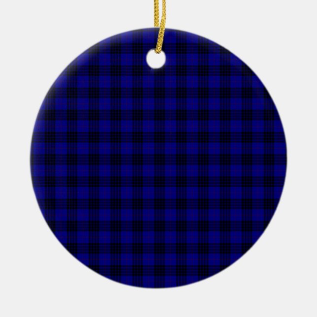 MacKay Tartan Ceramic Tree Decoration (Front)