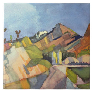 Macke - Rocky Landscape, Tile