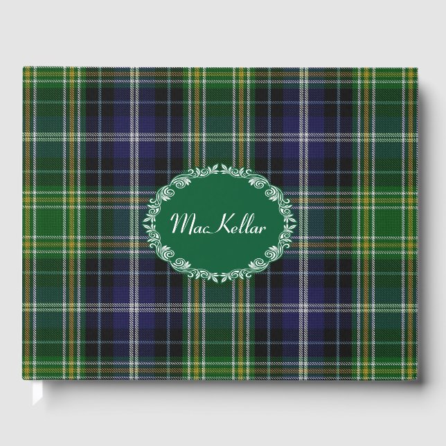 MacKellar Clan Plaid Guest Book (Front)