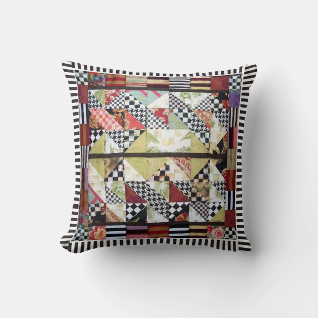 MacKenzie Childs Throw Pillow - Inspired (Front)