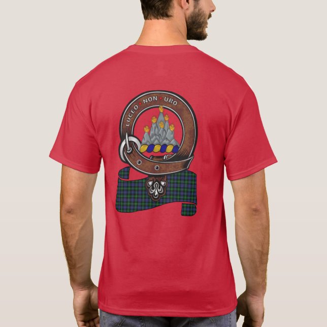 MacKenzie Clan Badge Adult T-Shirt (Back)
