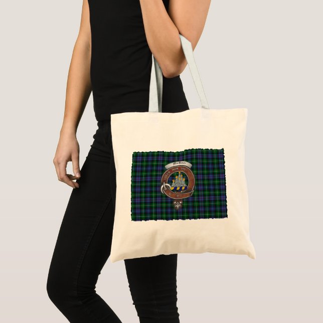 MacKenzie Clan Badge Tartan Tote (Front (Product))