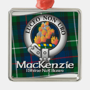 Mackenzie Clan Metal Tree Decoration