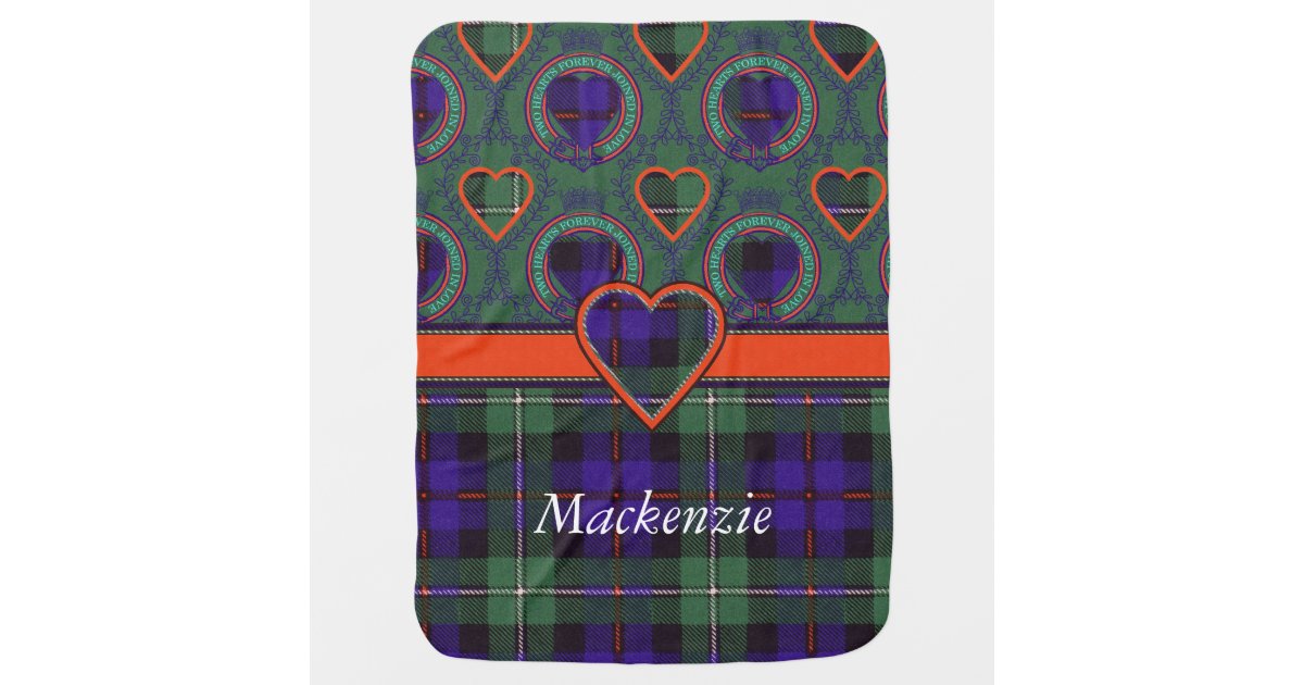 Mackenzie clan Plaid Scottish tartan Baby Blanket Zazzle