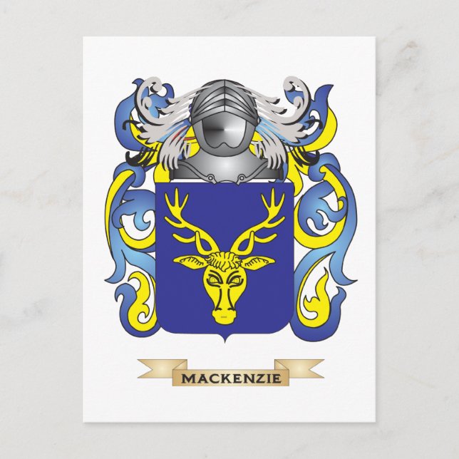 MacKenzie Coat of Arms (Family Crest) Postcard (Front)