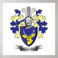 MacKenzie Family Crest Coat of Arms
