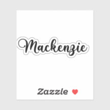 Mackenzie Name - Handwritten Calligraphy